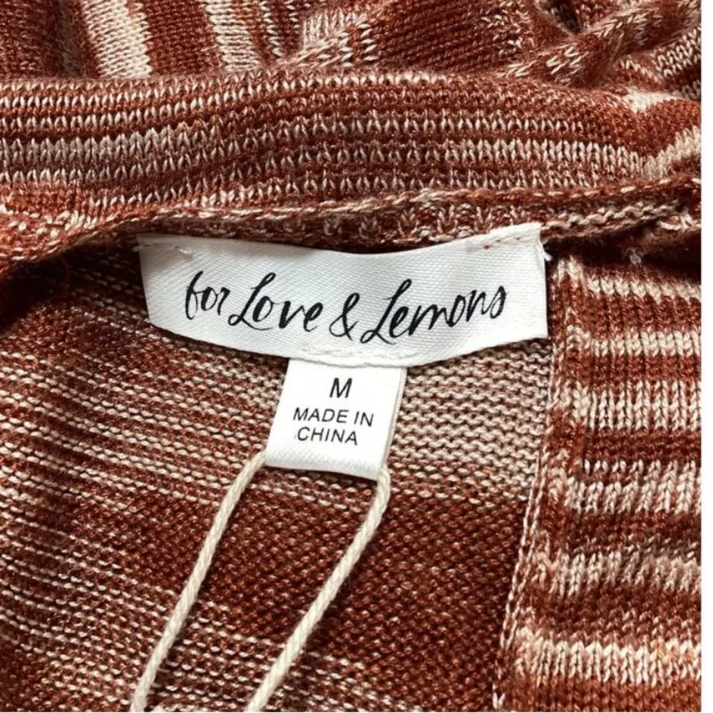 For Love & Lemons 'Isabela' Brown Midi Dress Size M - Picture 4 of 4